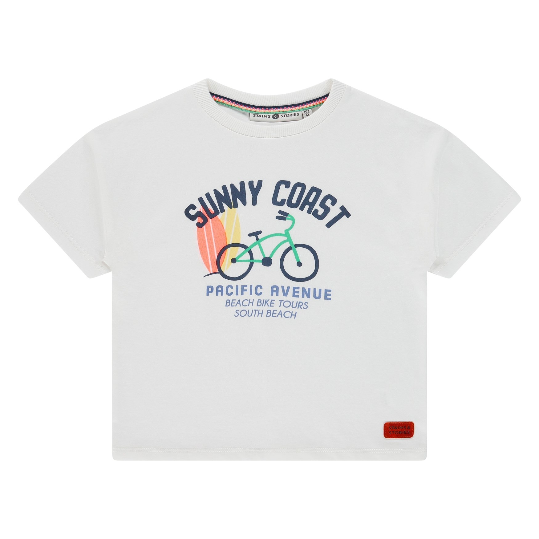 T-Shirt Short Sleeve Cloud Garçon SS26 (Stains Stories)