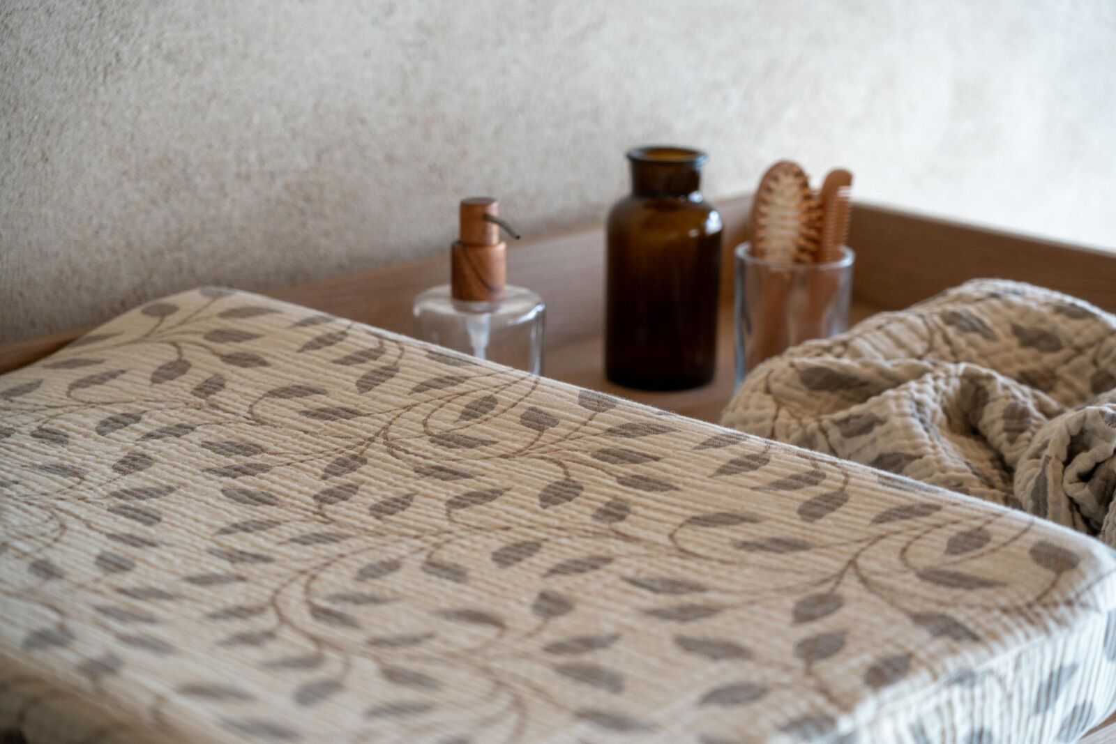 Muslin Housse Coussin A Langer - Natural Collection