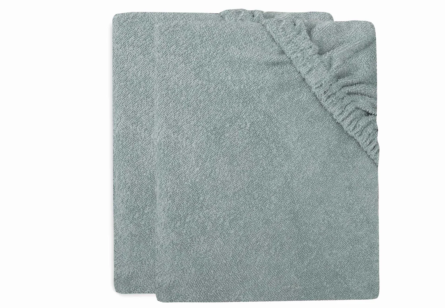 Housse matelas à langer Éponge - 2 Unités (Jollein) bleu gris