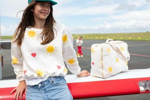 Valise Week-end à Etretat - Sunny Heart (Ayuna) design