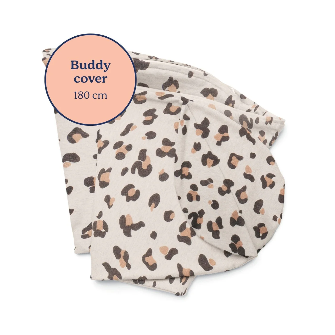Buddy Cover - Maternity Pillow Cover Leopard Cream (Doomoo)