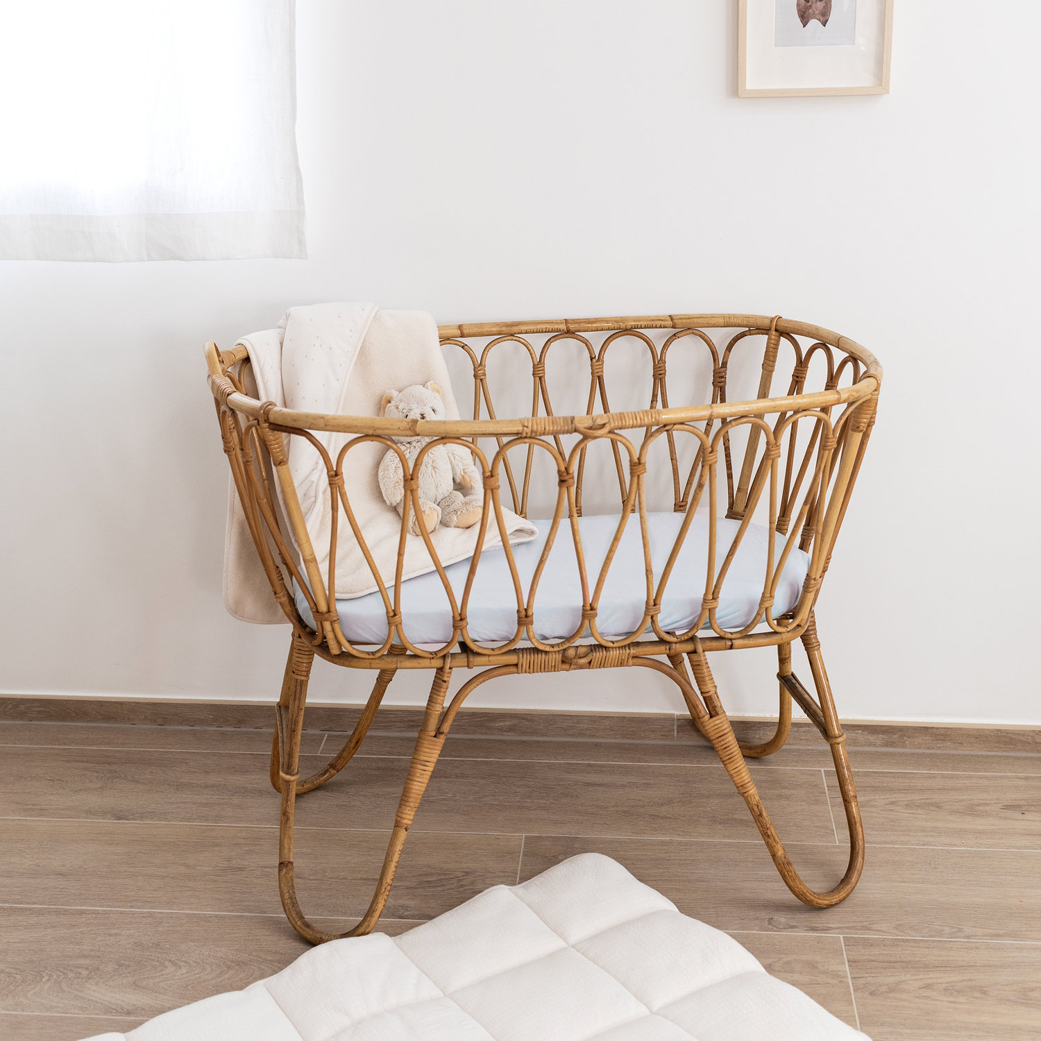 Drap housse berceau Glacier 50x90cm Jersey (Bemini)