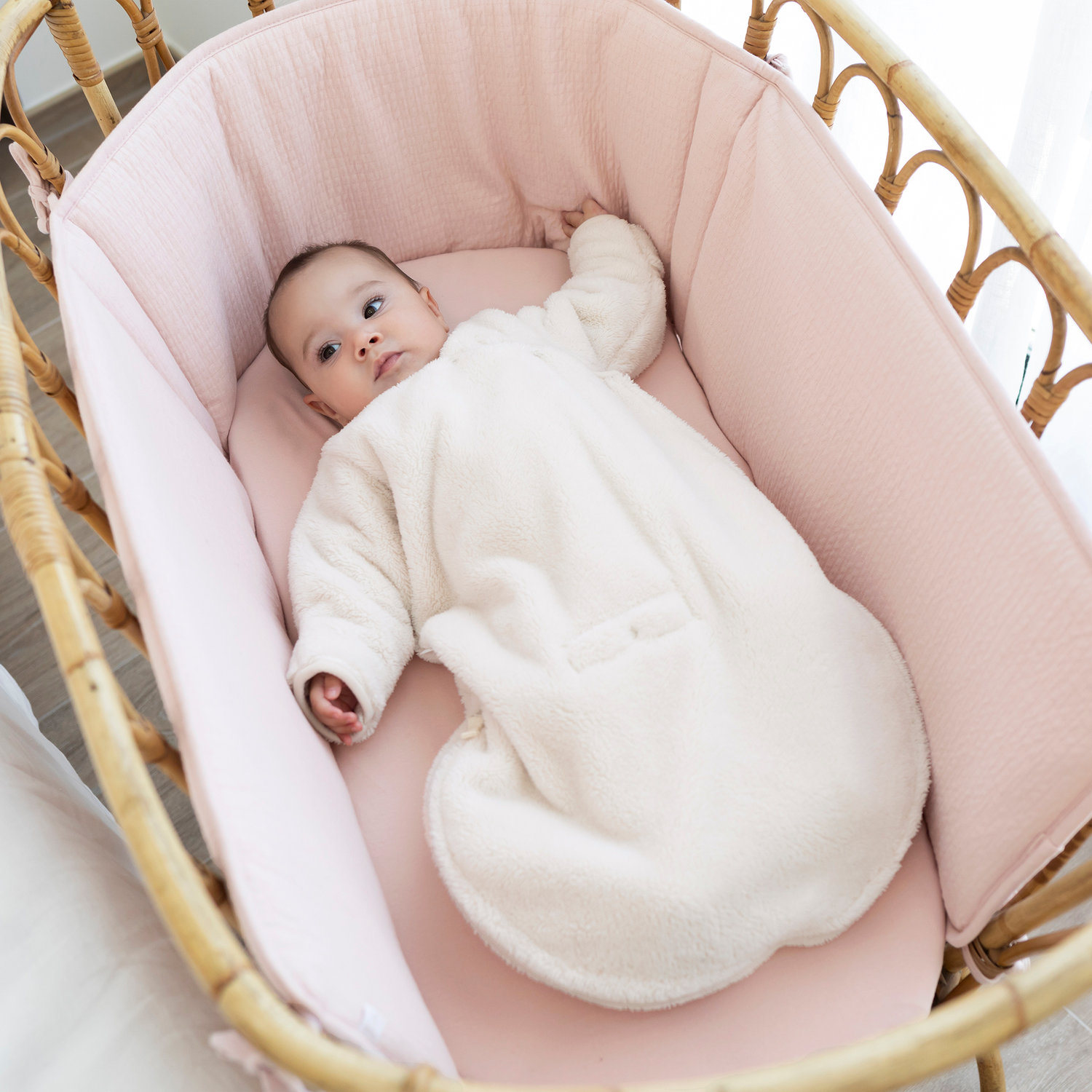 Drap housse berceau Rosa 50x90cm Jersey (Bemini)
