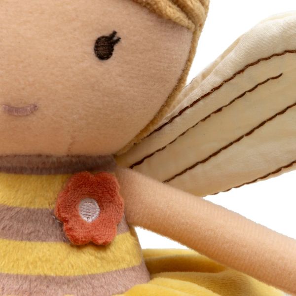 Peluche - Bee Lily (Jollein) fleur petite abeille