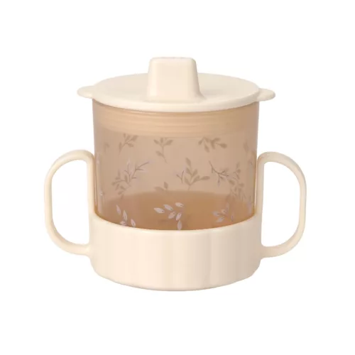 TASSE D´APPRENTISSAGE, FEUILLES (Lassig) rose