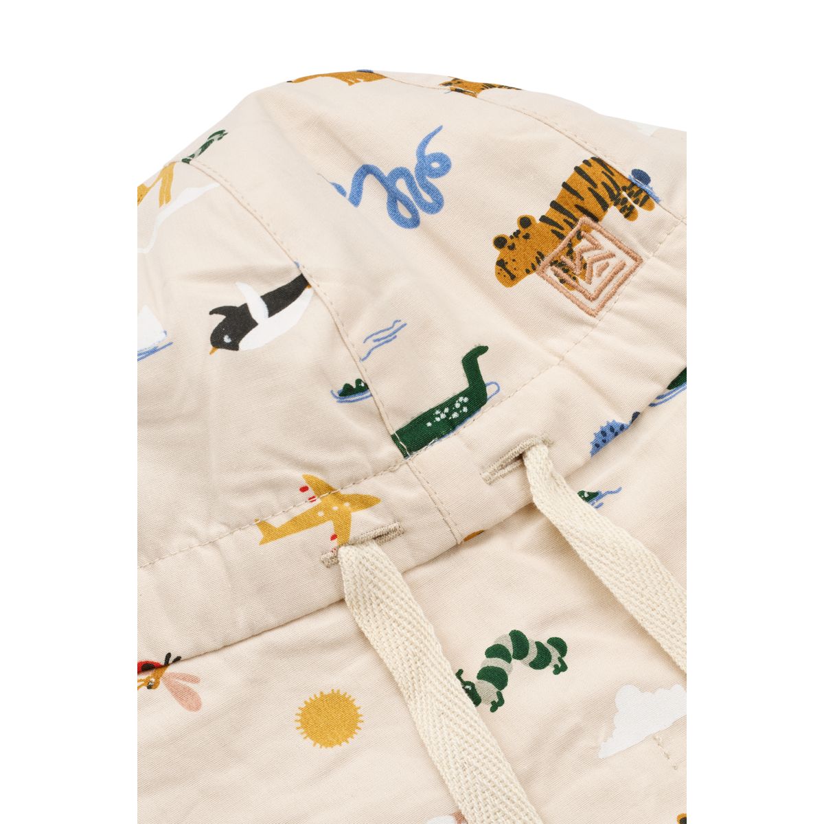 Chapeau de soleil réversible Gorm - Sandy (Liewood) motif animaux
