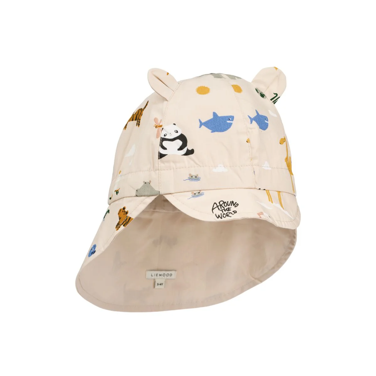 Chapeau de soleil réversible Gorm - Sandy (Liewood) animaux
