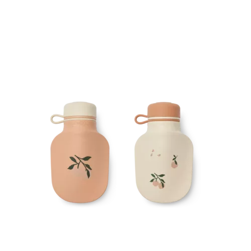 Gourdes pour compotes Lizzie Pêche (Liewood) deux couleurs