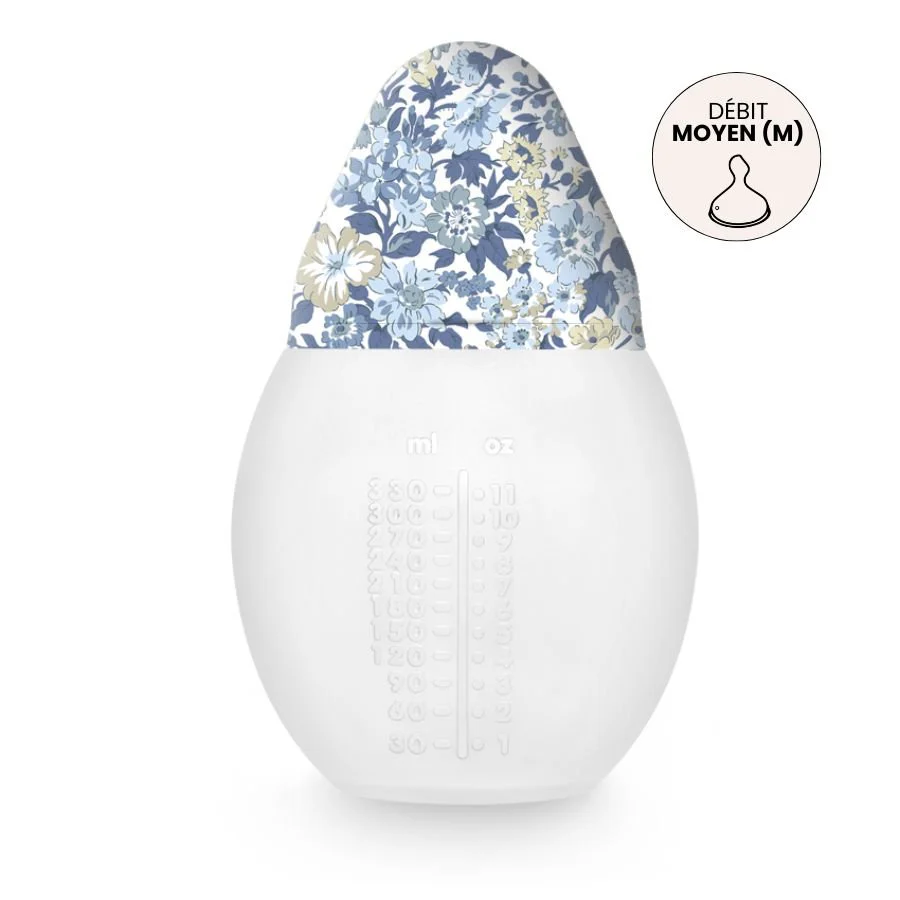 Biberon anti-colique 330 ml | Liberty Honey Dew Blue 3m+ (Elhée)