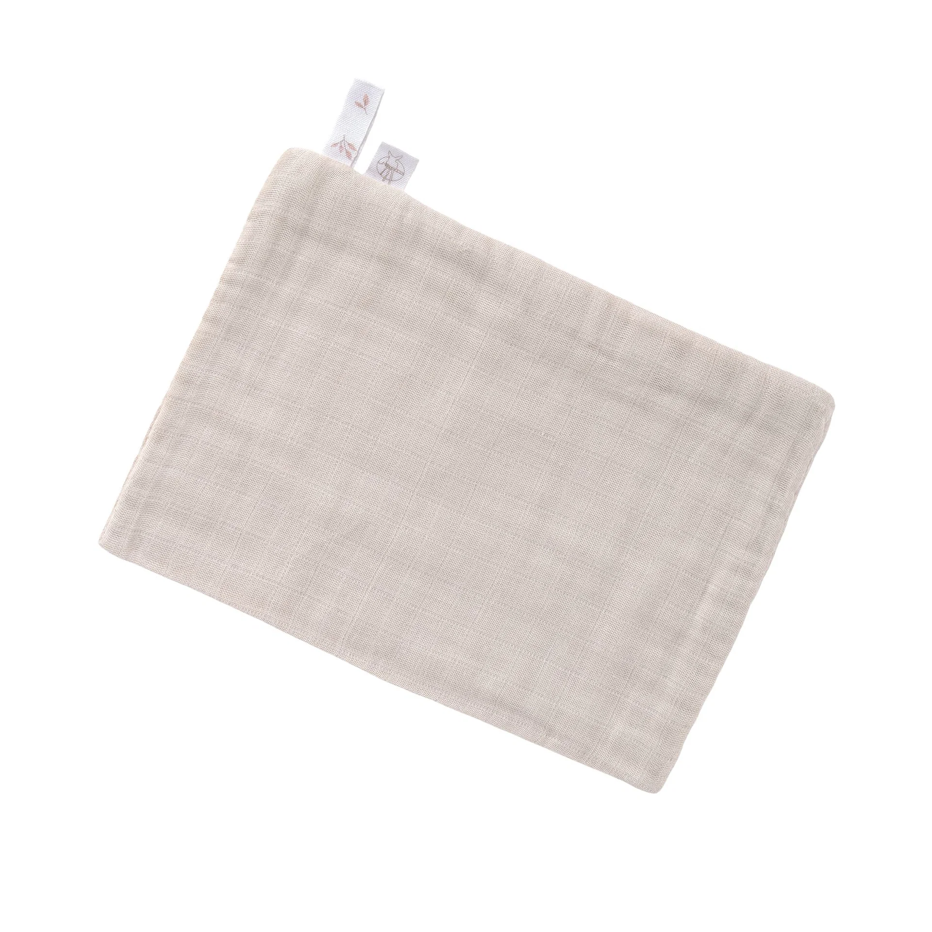 Gants de toilette en mousseline (3pcs), Feuilles (Lassig) – Image 4
