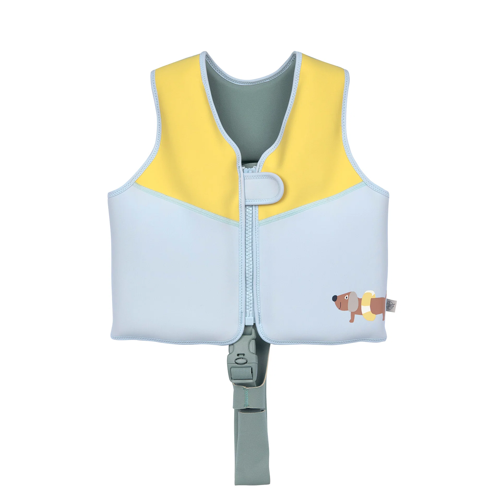 Gilet de natation, bleu jaune pâle, 92-98 (Lassig)