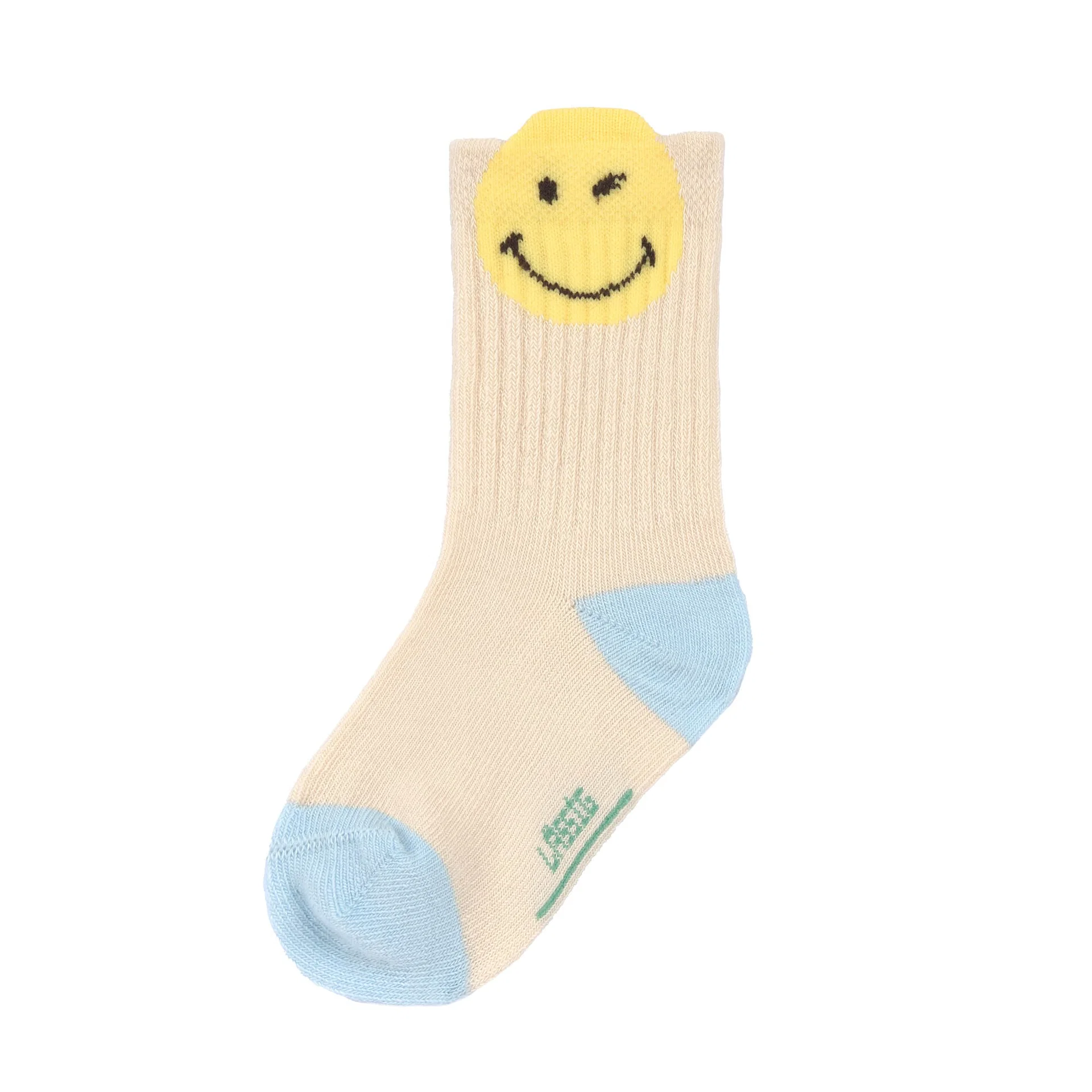 Chaussettes enfants (3 pcs) - SmileyWorld®, Bleu (Lassig) sourire