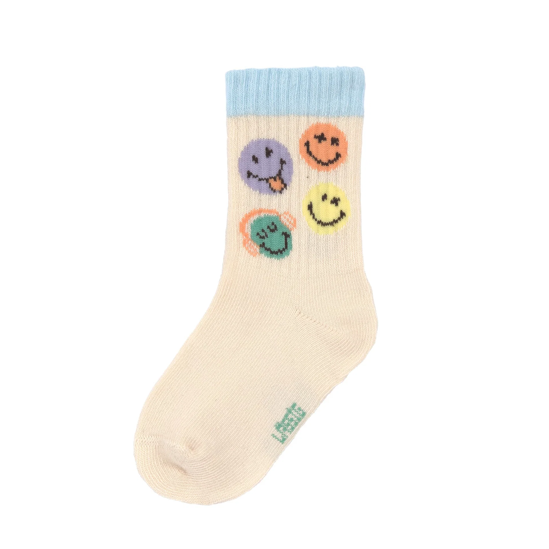 Chaussettes enfants (3 pcs) - SmileyWorld®, Bleu (Lassig) smiley
