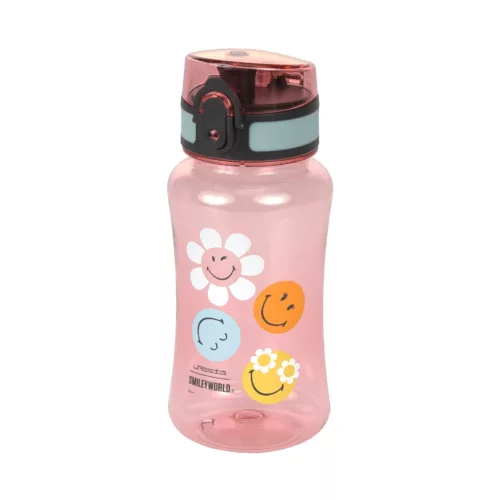 Gourde en Tritan pour enfants 420 ml - SmileyWorld®, Rose (Lassig) design