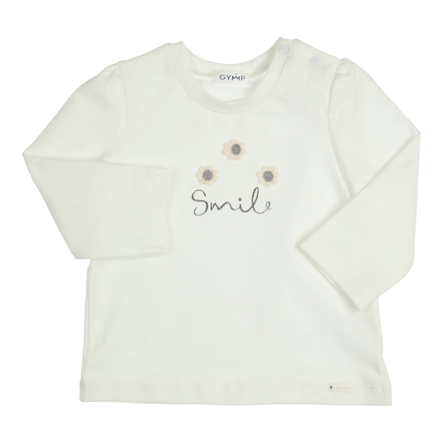 Long Sleeve Aerodoux Smile - Off White AW26(Gymp)