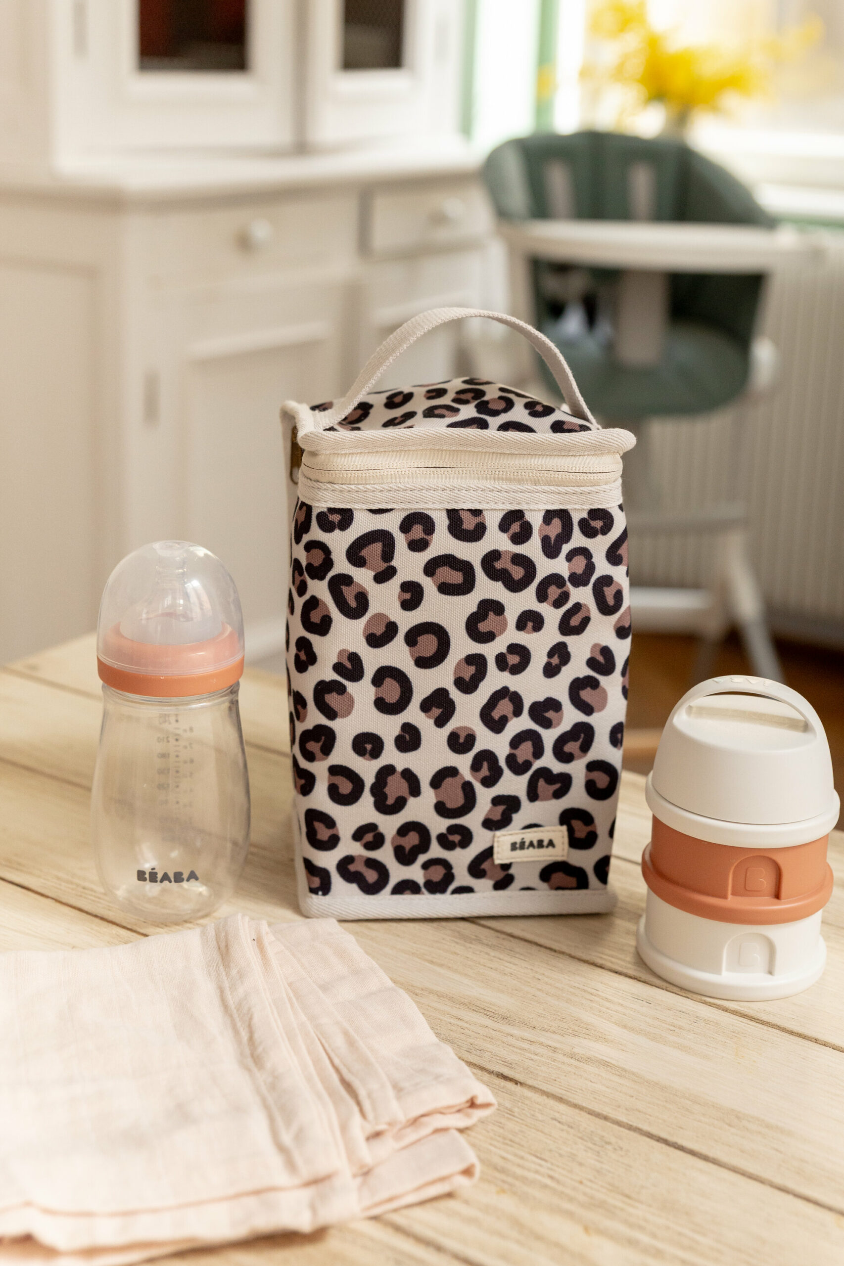 Pochette repas isotherme - Leopard clay (Beaba) – Image 3