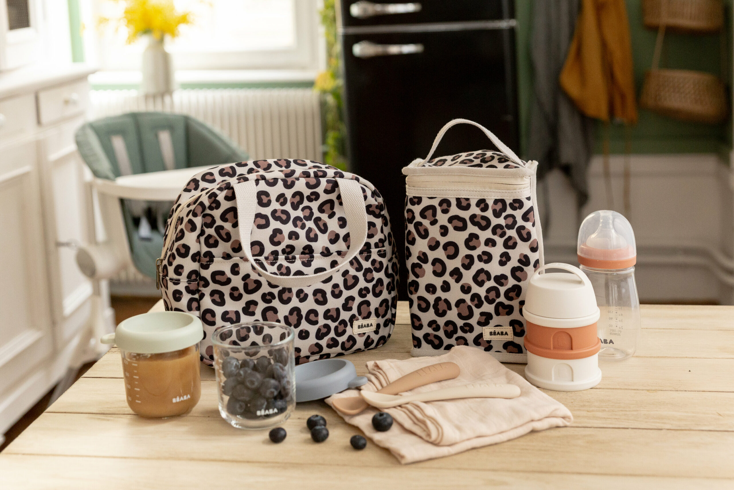 Pochette repas isotherme - Leopard clay (Beaba) – Image 2