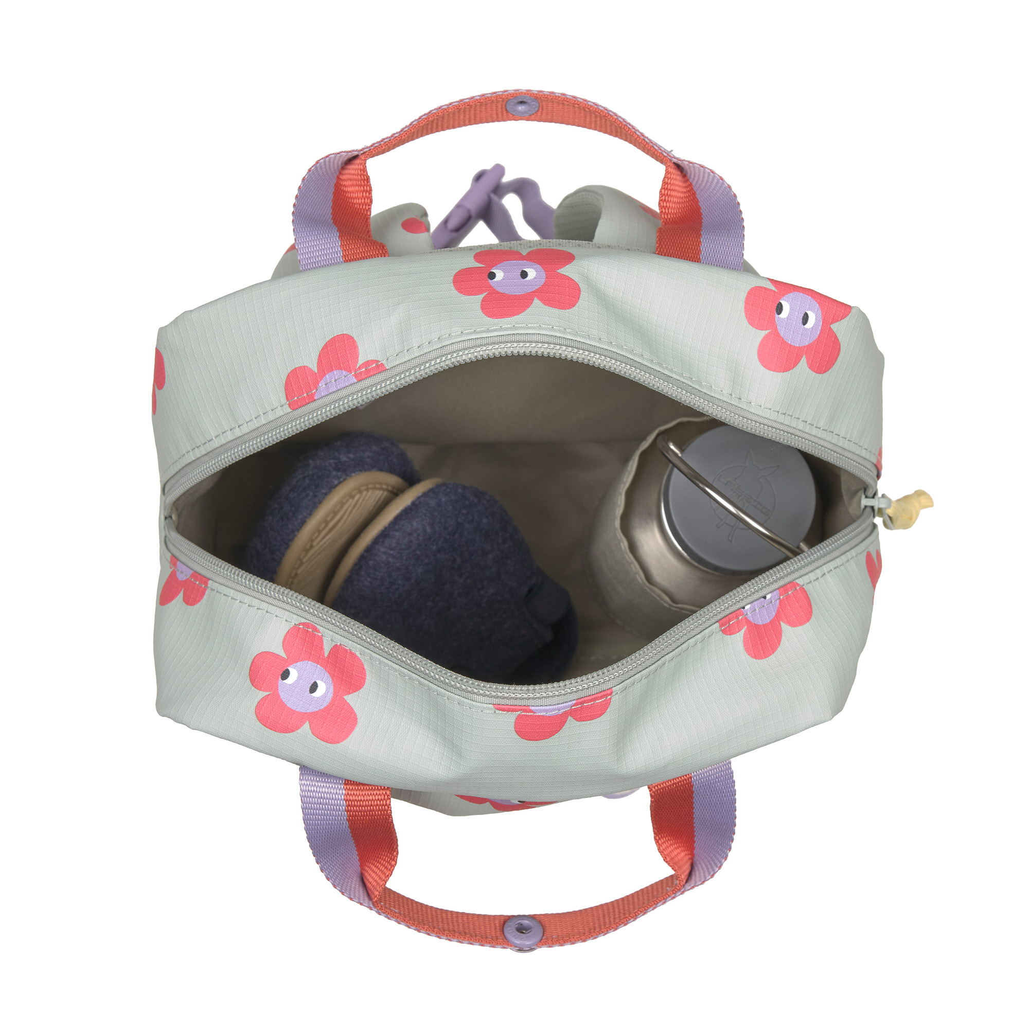 Sac à dos carré de la maternelle - Happy Trails Fleur (Lassig) – Image 3