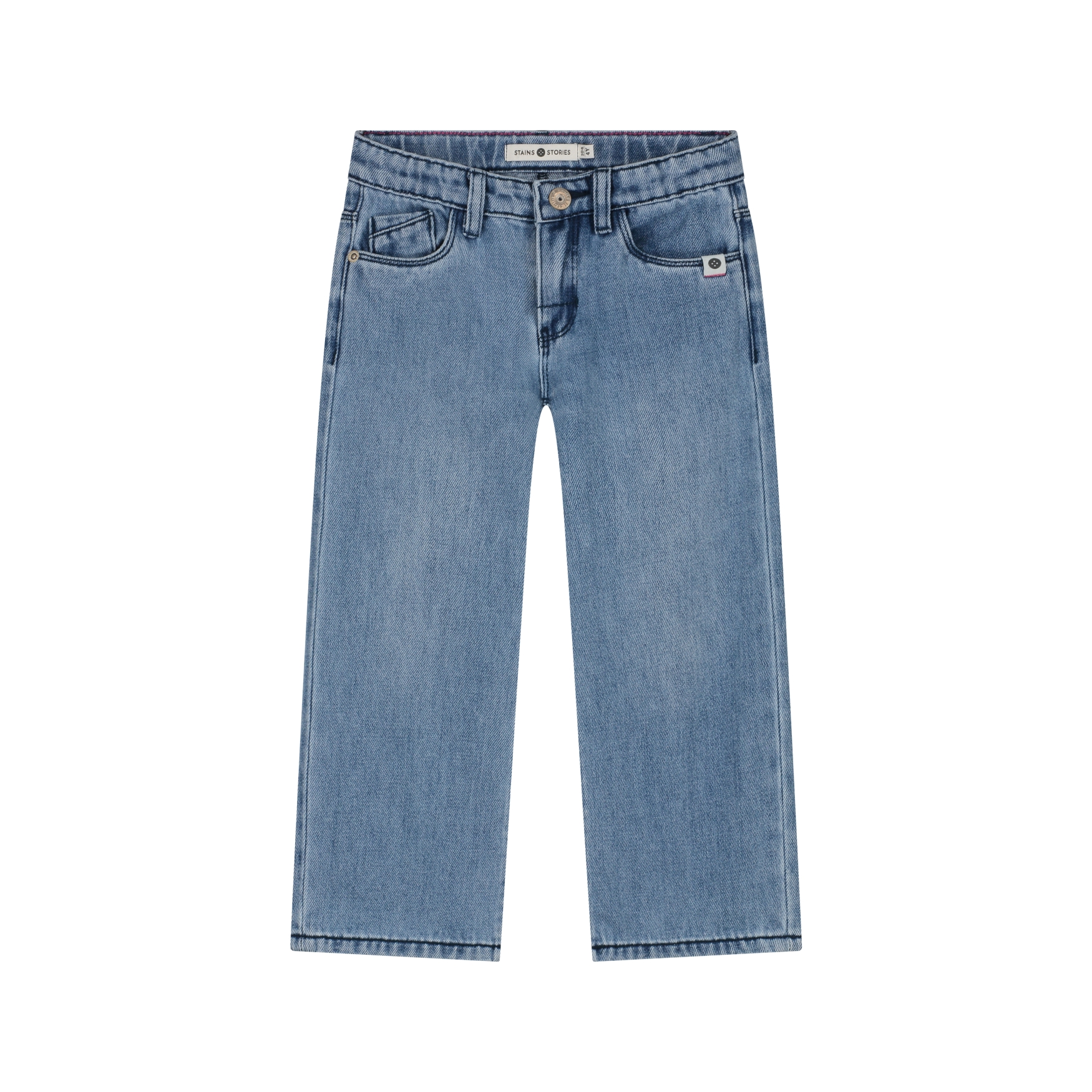 Jeans Ample Denim Fille - Light Blue AW26 (Stains Stories)