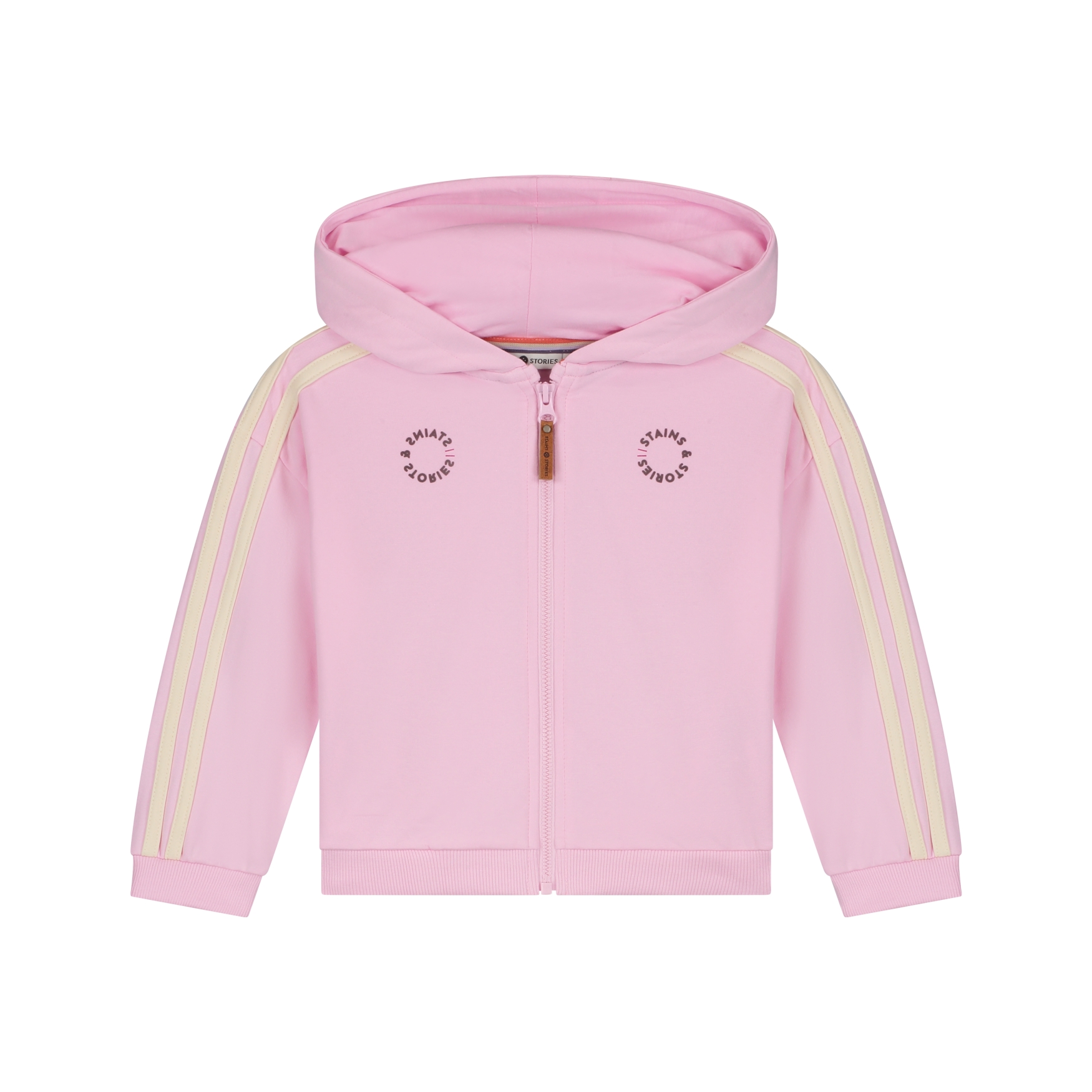 Sweat Cardigan - Pink AW26 (Stains Storie)