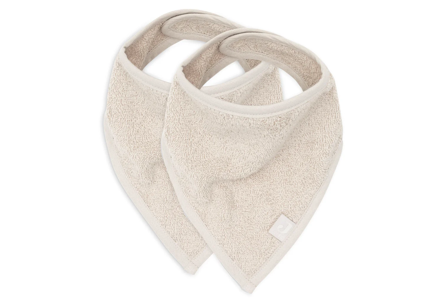 Bavoir Bandana - 2 Unités - Nougat (Jollein)