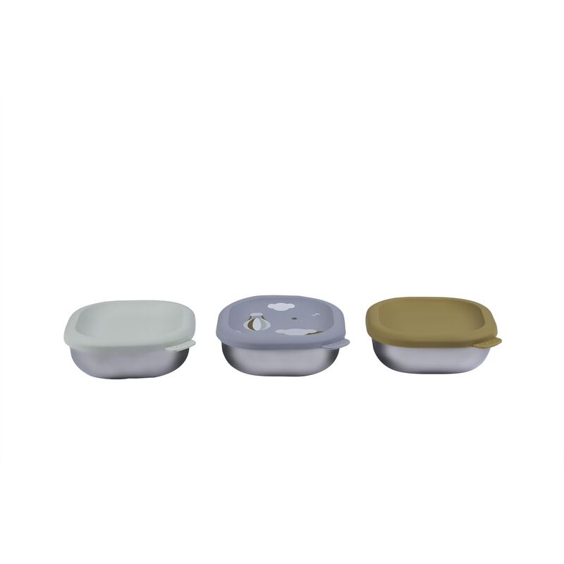 Boites repas inox multi-usage micro-ondables - Adventure (Beaba) – Image 2
