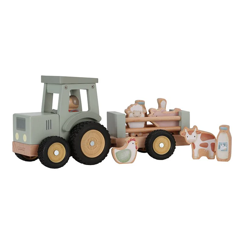 Tracteur avec remorque Little Farm (Little Dutch)