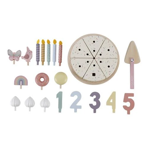 Gâteau d'anniversaire en bois (Little Dutch) – Image 3