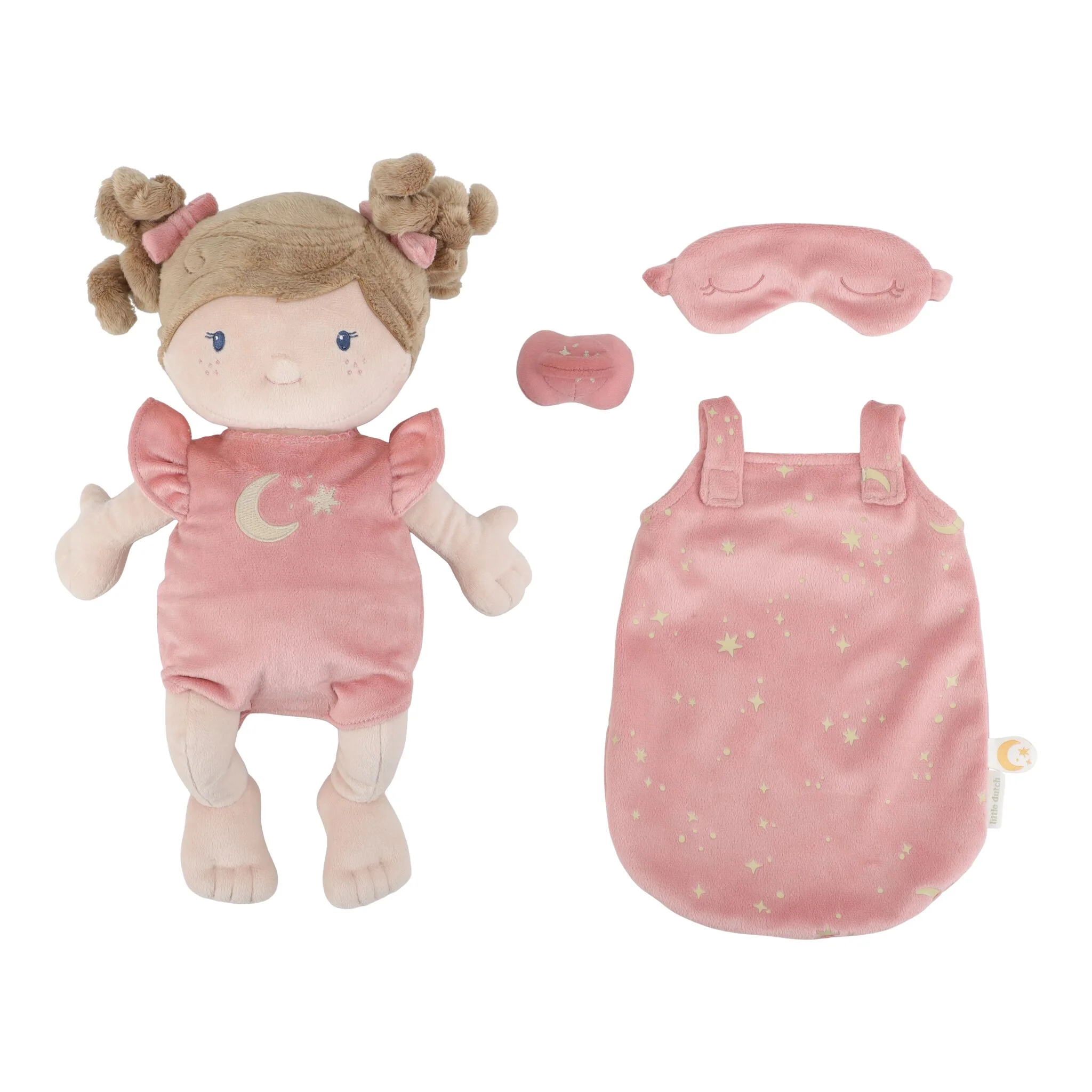 Peluche poupée bébé Rosa - 40 cm (Little Dutch)