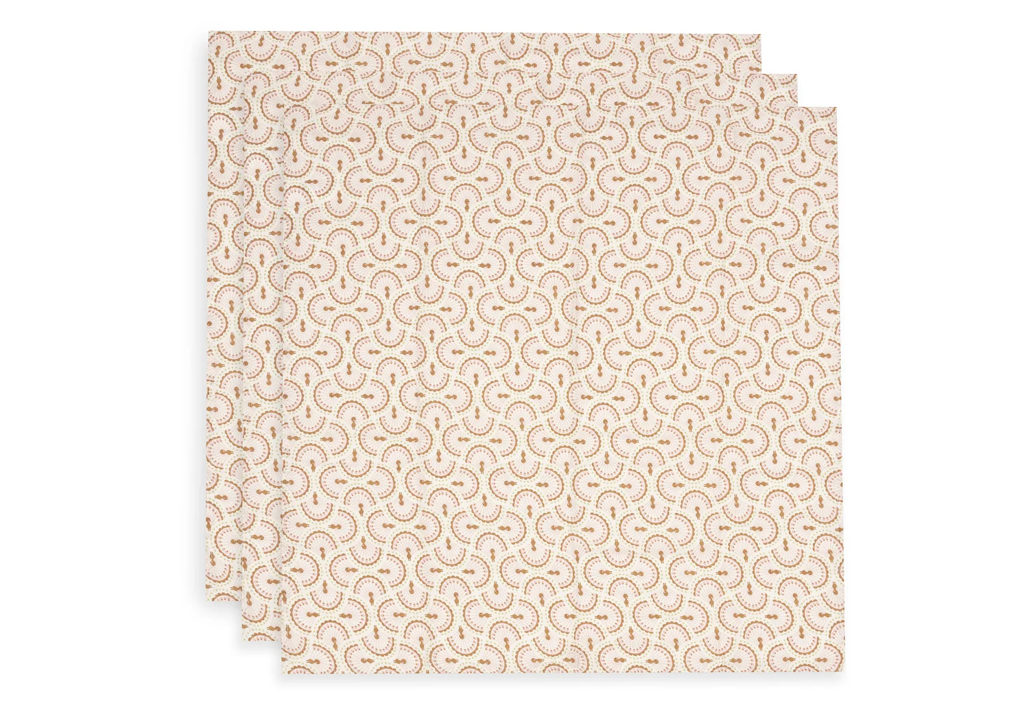 Lange gaze de Coton Small 115x115cm - Soft Plumes - 2 Unités (Jollein)