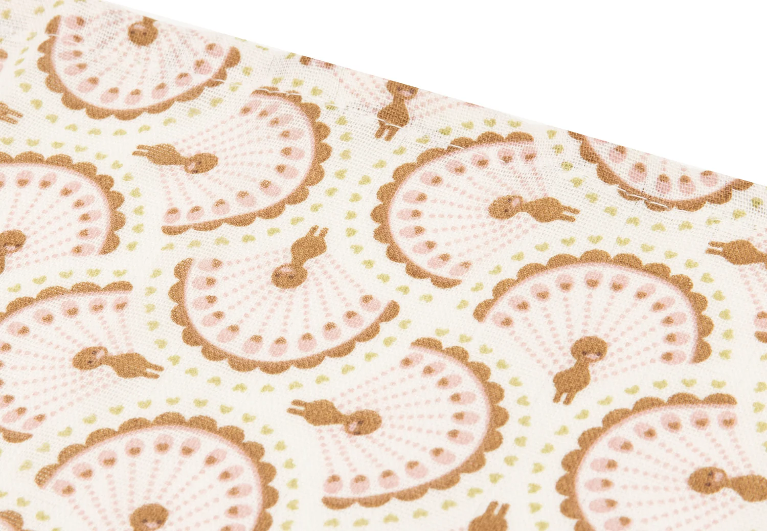 Lange gaze de Coton Small 115x115cm - Soft Plumes - 2 Unités (Jollein) – Image 2