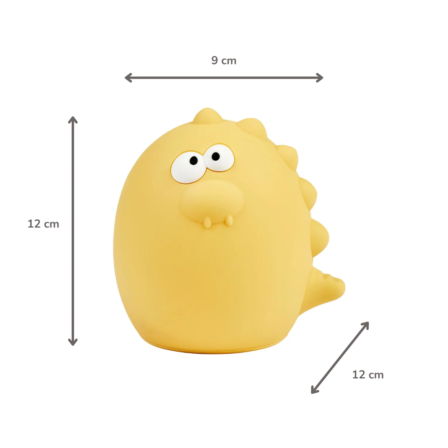 Veilleuse bébé Dino - 12 cm - Cadeau bébé - Jaune ( Nattou ) – Image 5