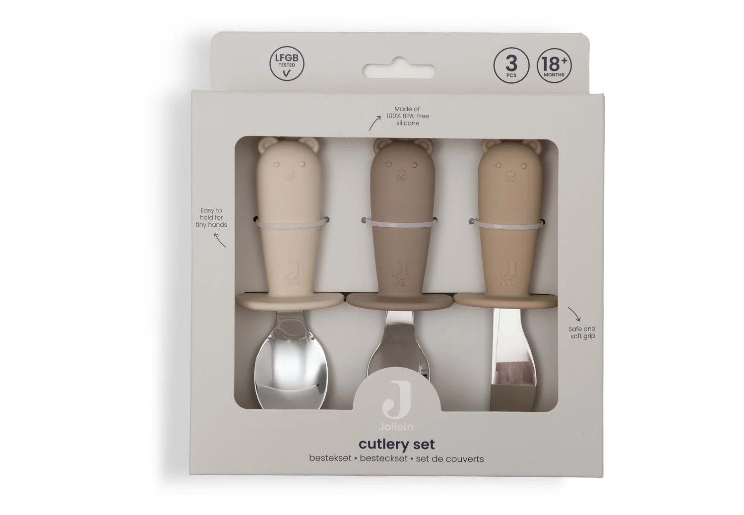 Couverts - Silicone Naturel (Jollein)