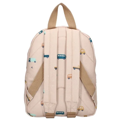 Sac à dos enfant Sweet Cuddles Voitures beige par Kidzroom (BB&CO) – Image 2