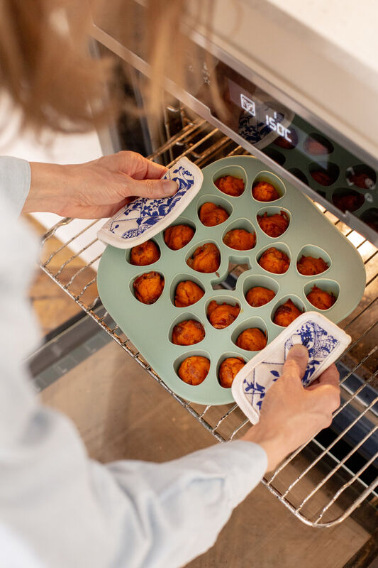 Mini multiportions silicone 20x35 ml Vert sauge (Béaba) – Image 2