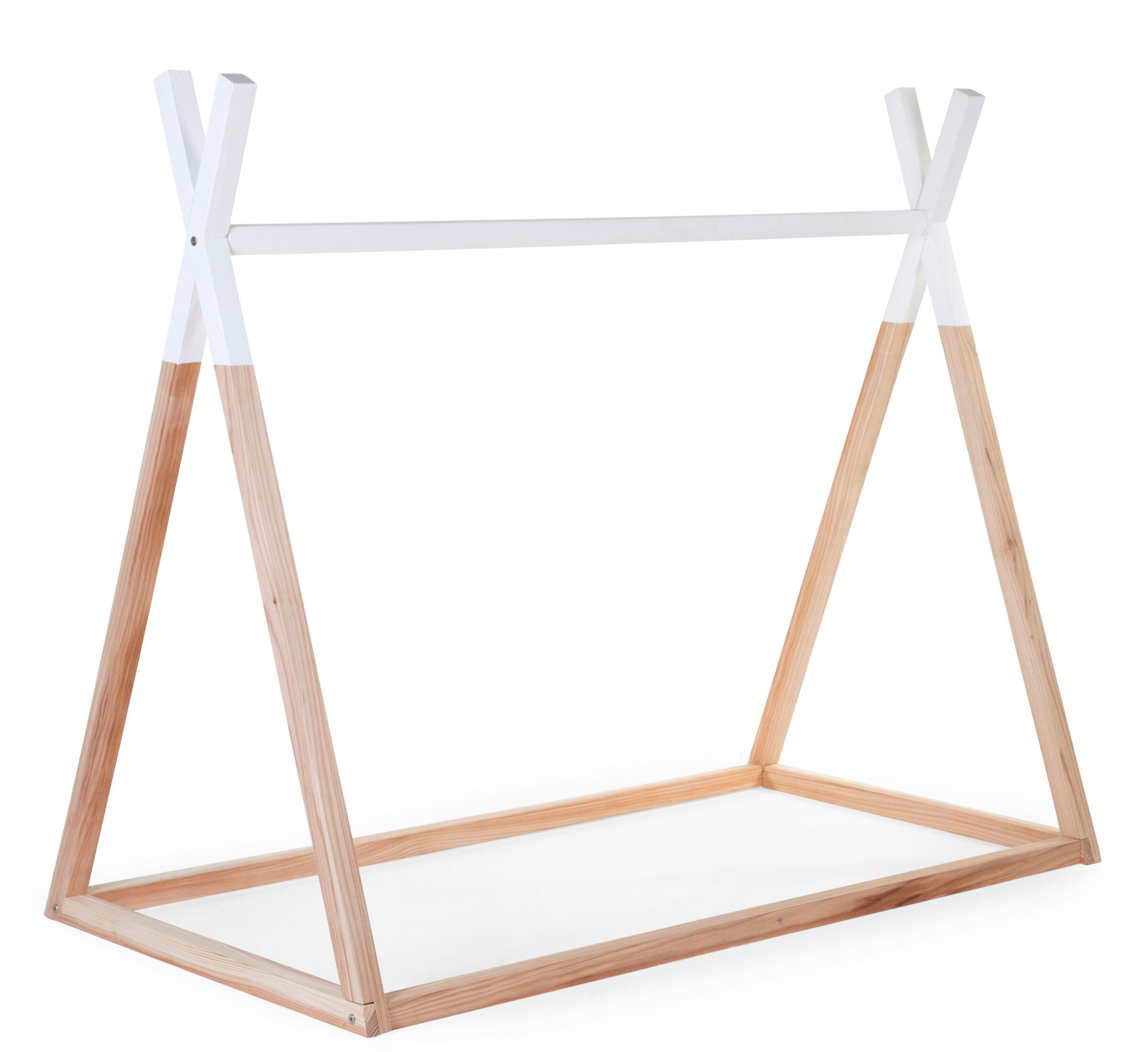 LIT TIPI - 70X140 CM - BOIS - NATUREL BLANC (Childhome)