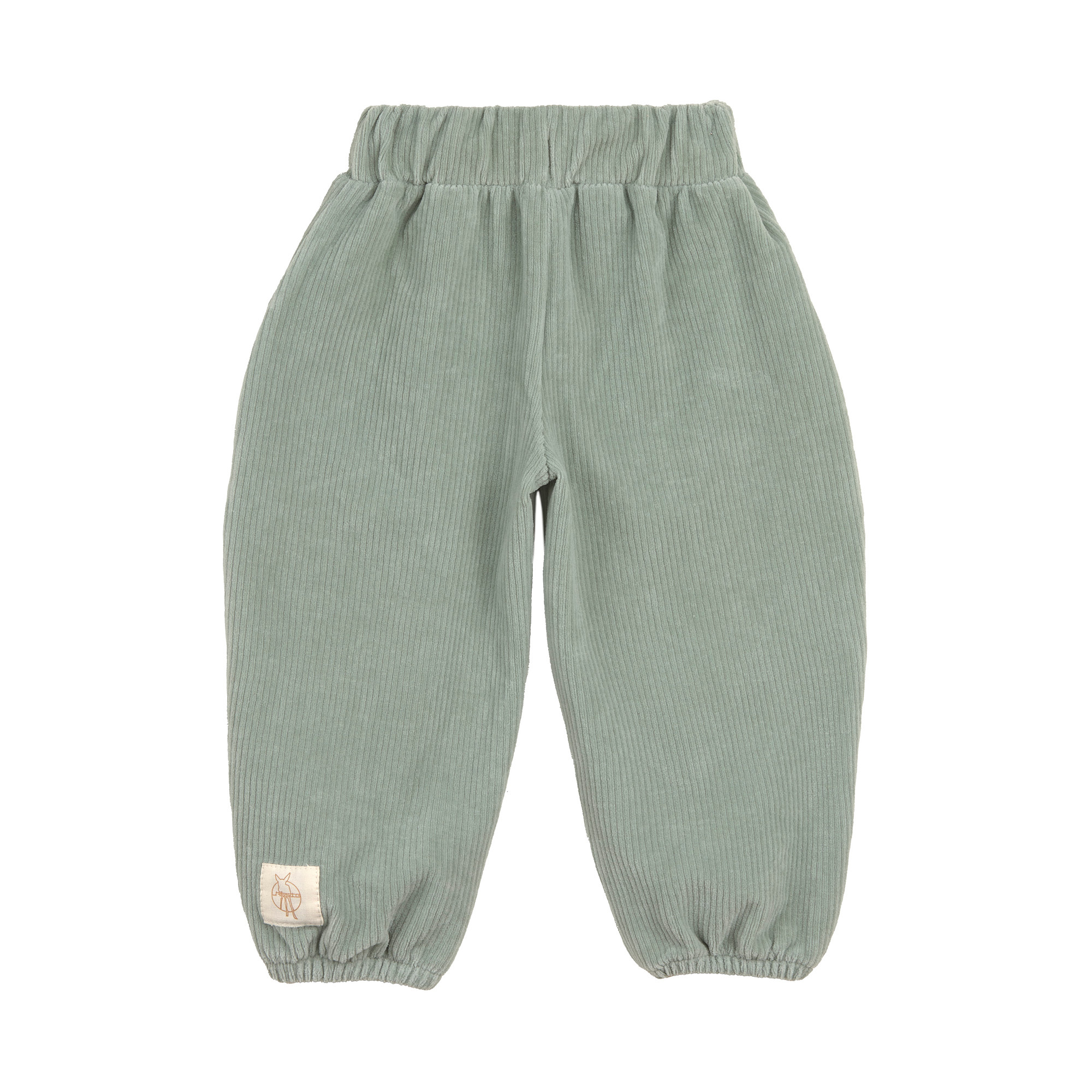 Pantalon Velours Gots Bleu-Vert (Lassig) – Image 3