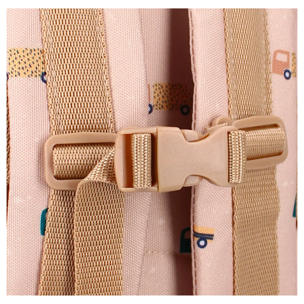 Sac à dos enfant 36x27x12cm Sweet Cuddles – Voitures beige Kidzroom (BB&CO) – Image 3