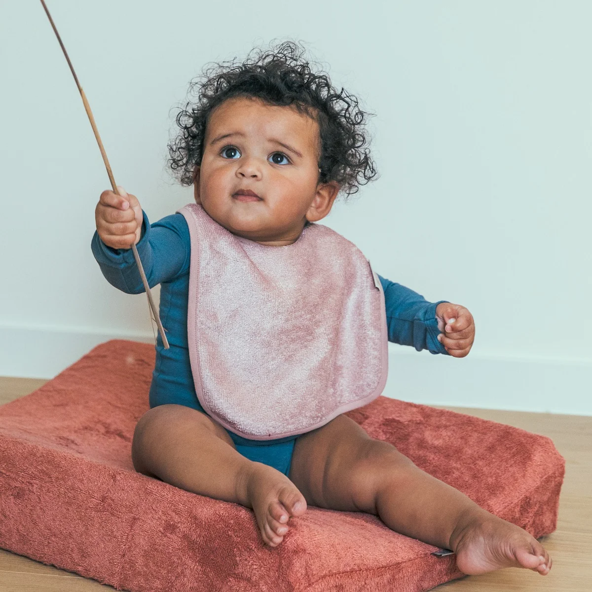 Timboo - REGULAR BIB 26x38cm - Waterproof - MISTY ROSE (Timboo) – Image 3