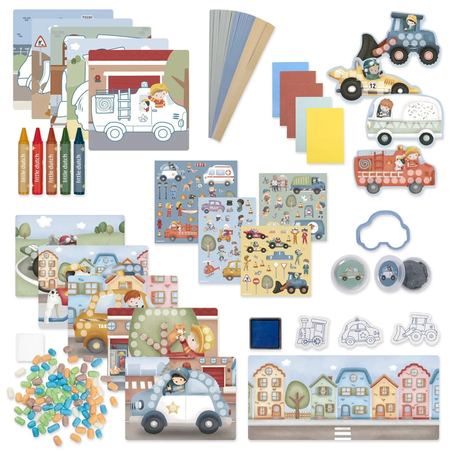 Coffret créatif - Essentials -Bleu ( Little Dutch ) – Image 3