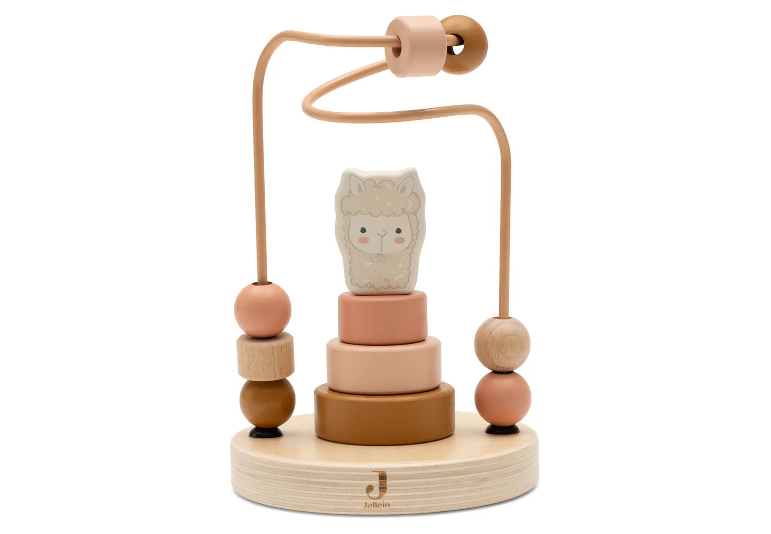 Boulier Spirale/Empilable en Bois - Alpaca Paco (Jollein)