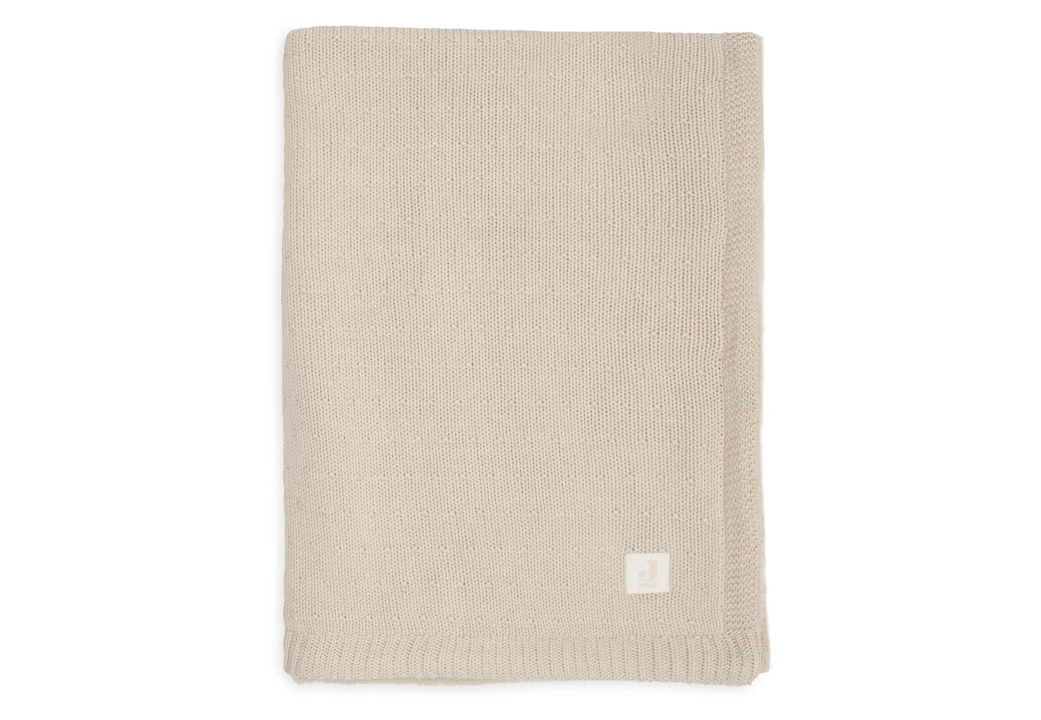Couverture Berceau 75x100cm Sprinkle Knit - Sand/Fluffy (Jollein)