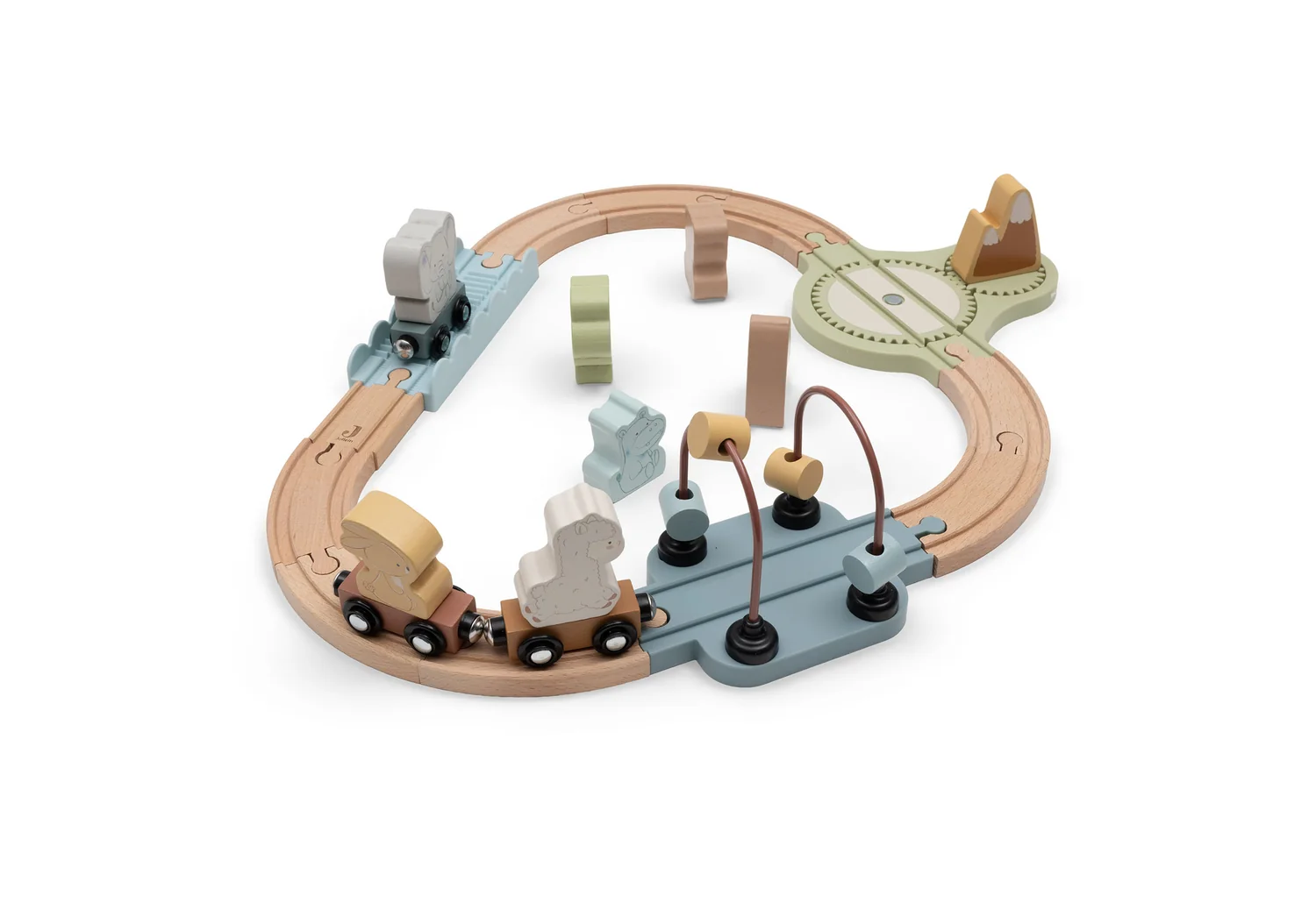 Set de Train en bois - Jollies (Jollein)