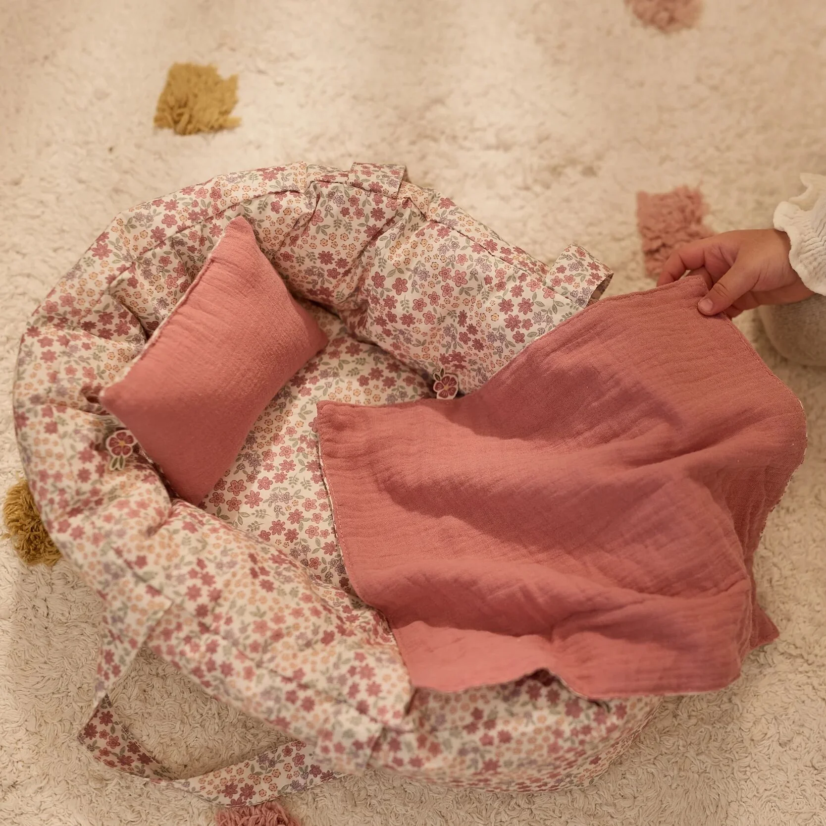 Nacelle pour poupée - Rose (Little Dutch) – Image 5