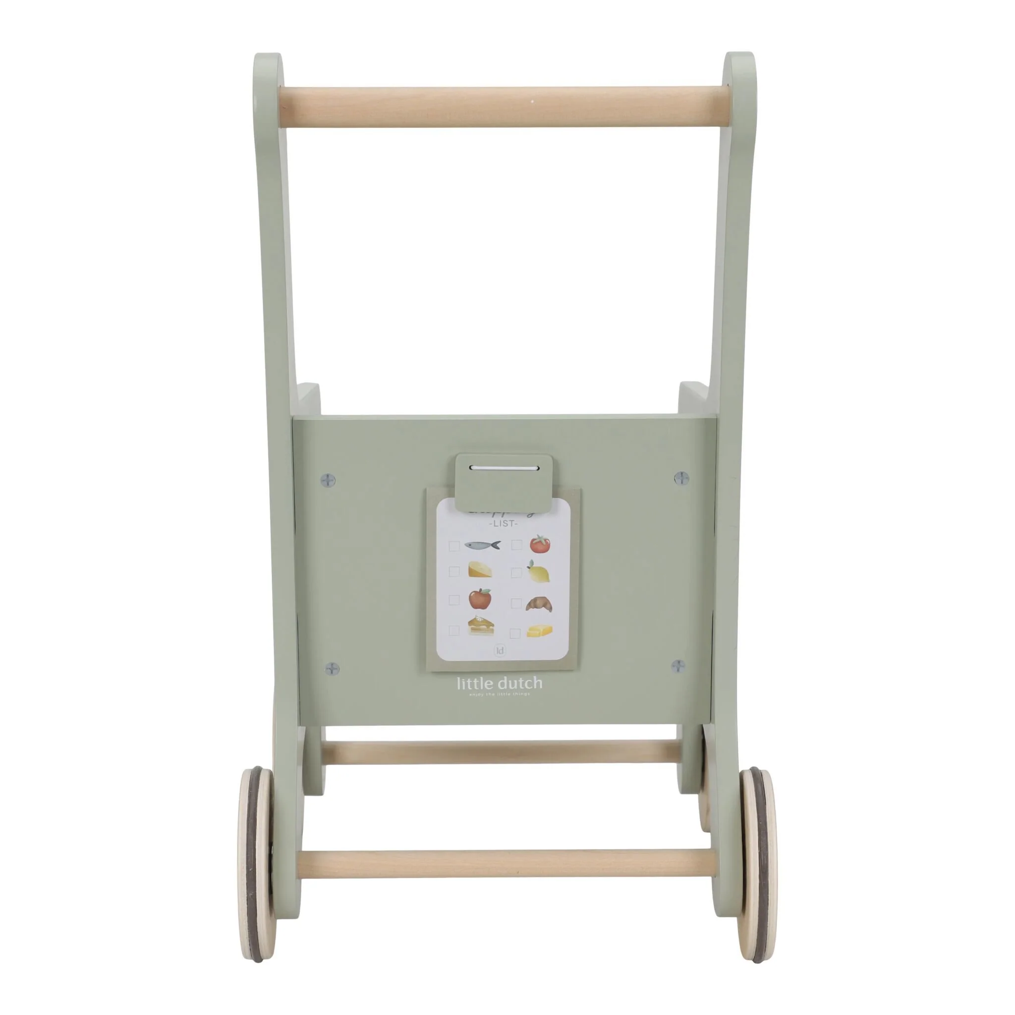 Caddie en bois - Vert (Little Dutch) – Image 5