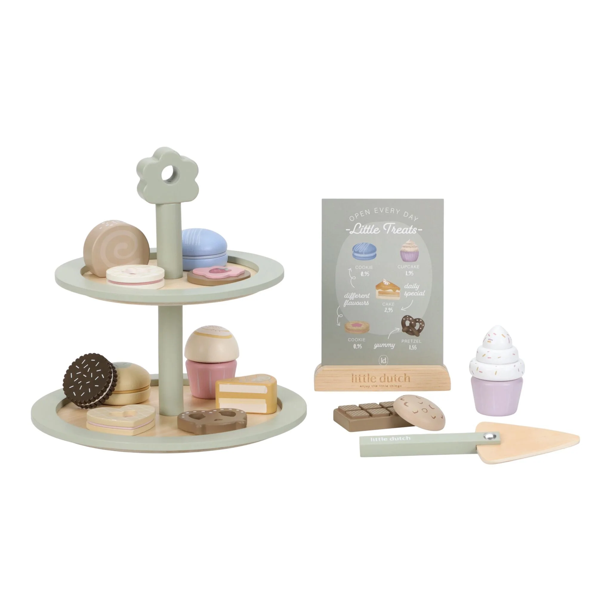 Etagère à Pâtisseries - Vert (Little Dutch)