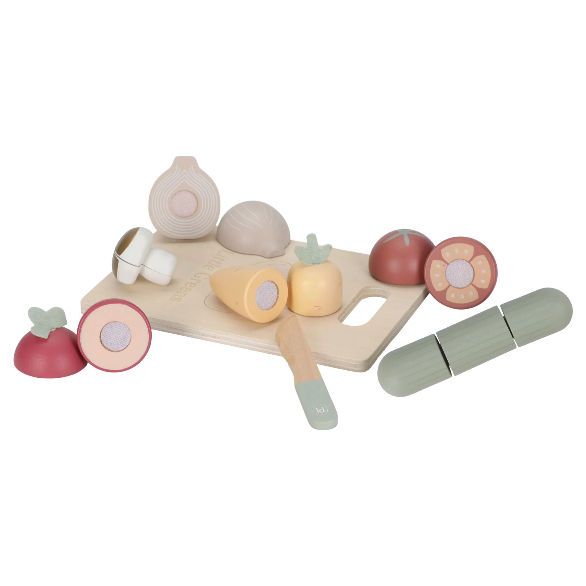Légumes coupés en bois - Multicolore (Little Dutch)