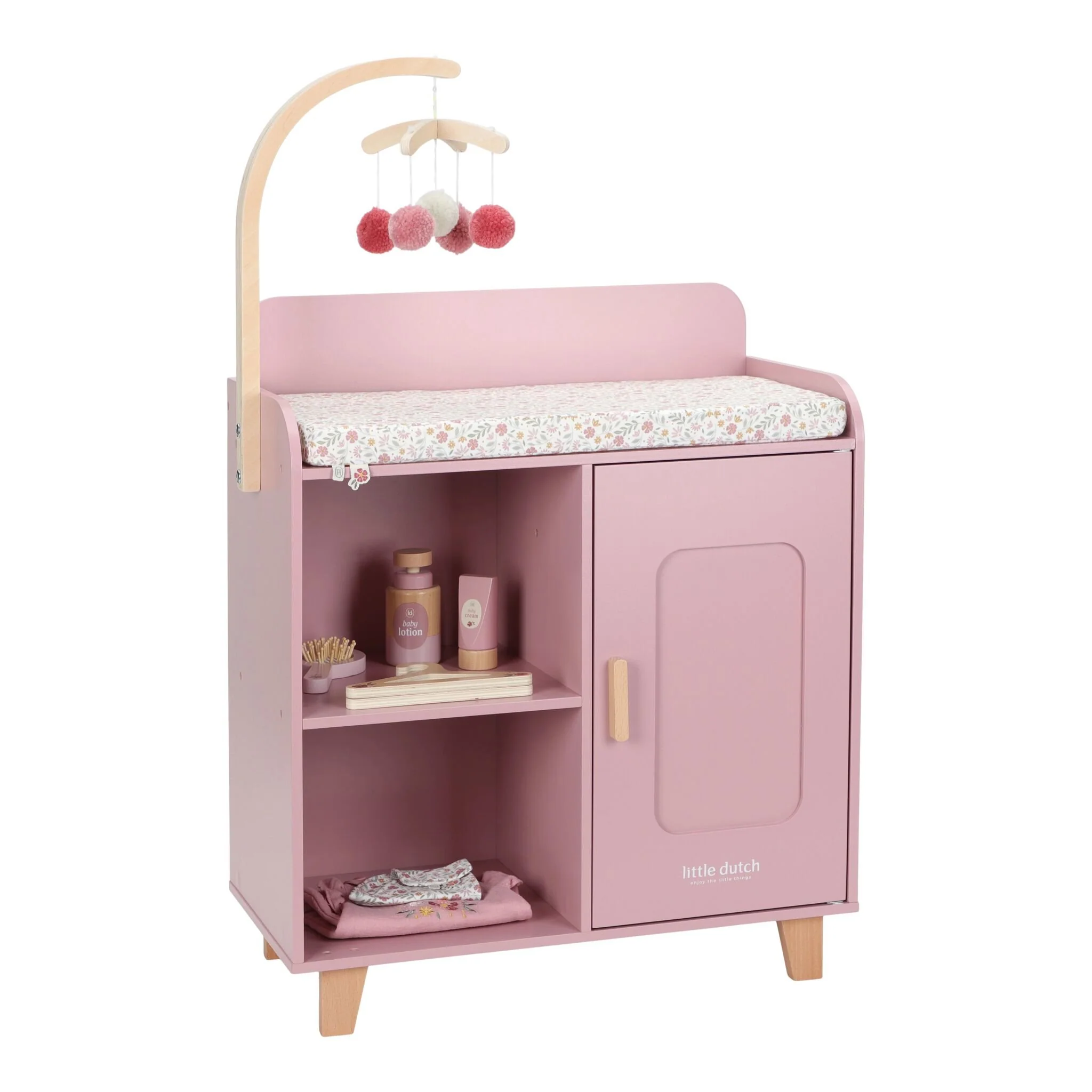 Commode de poupée – Rose (Little Dutch)