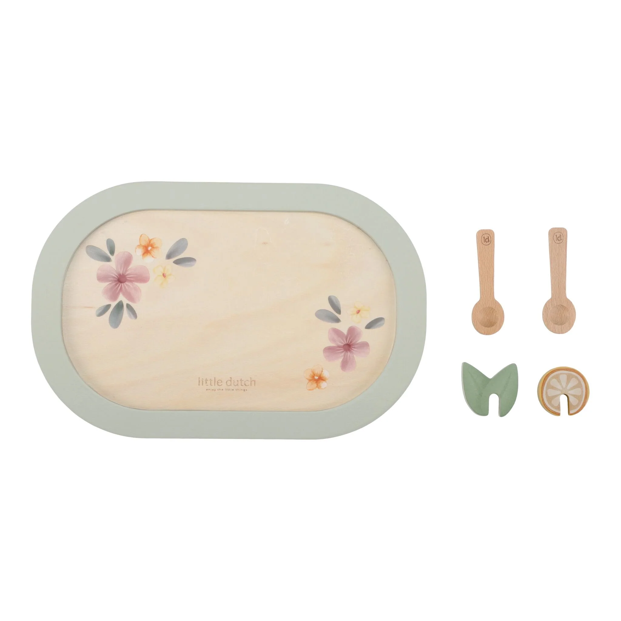 Service à thé en bois - Multicolore (Little Dutch) – Image 4