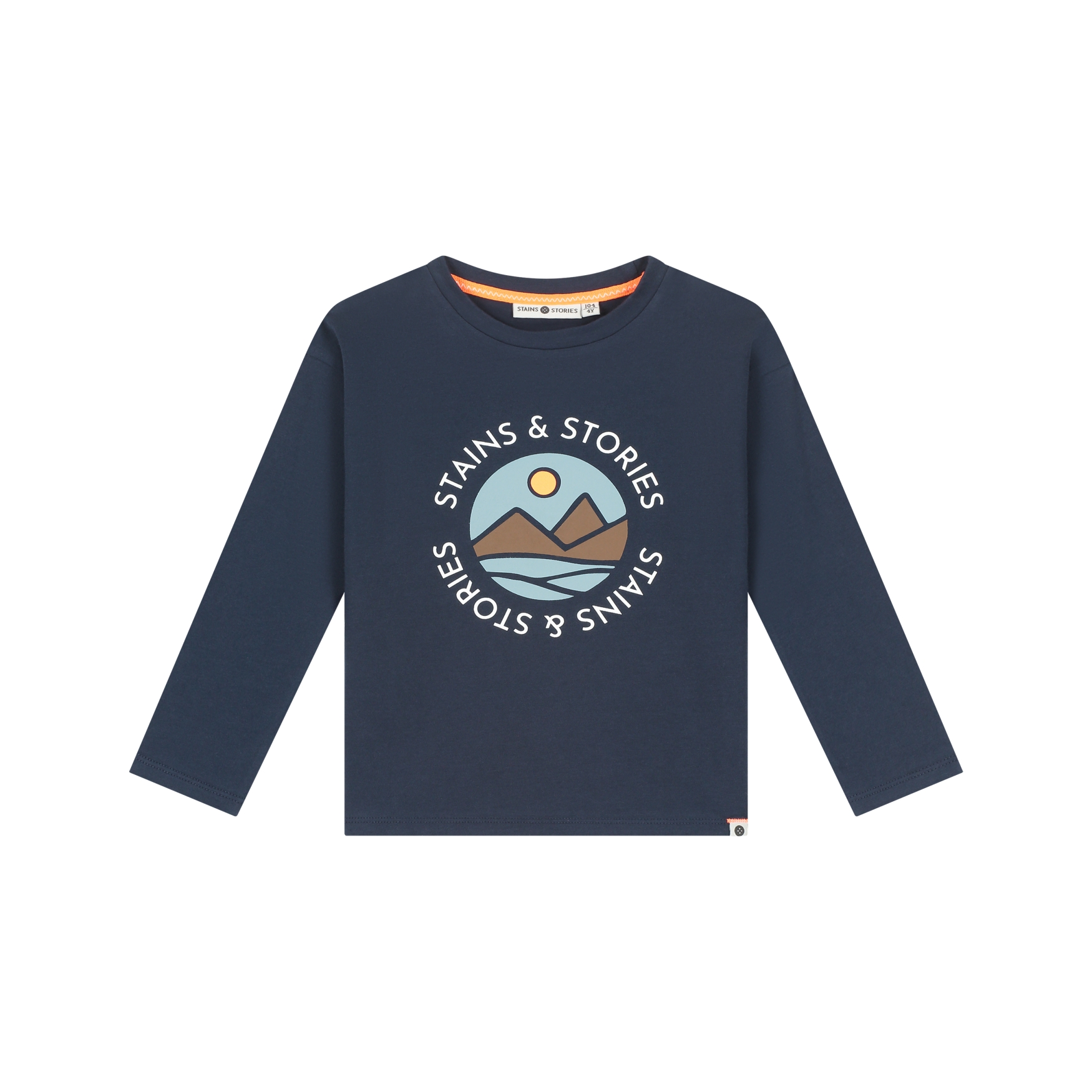 T-Shirt Long Sleeve - Indigo AW26 (Stains Stories)